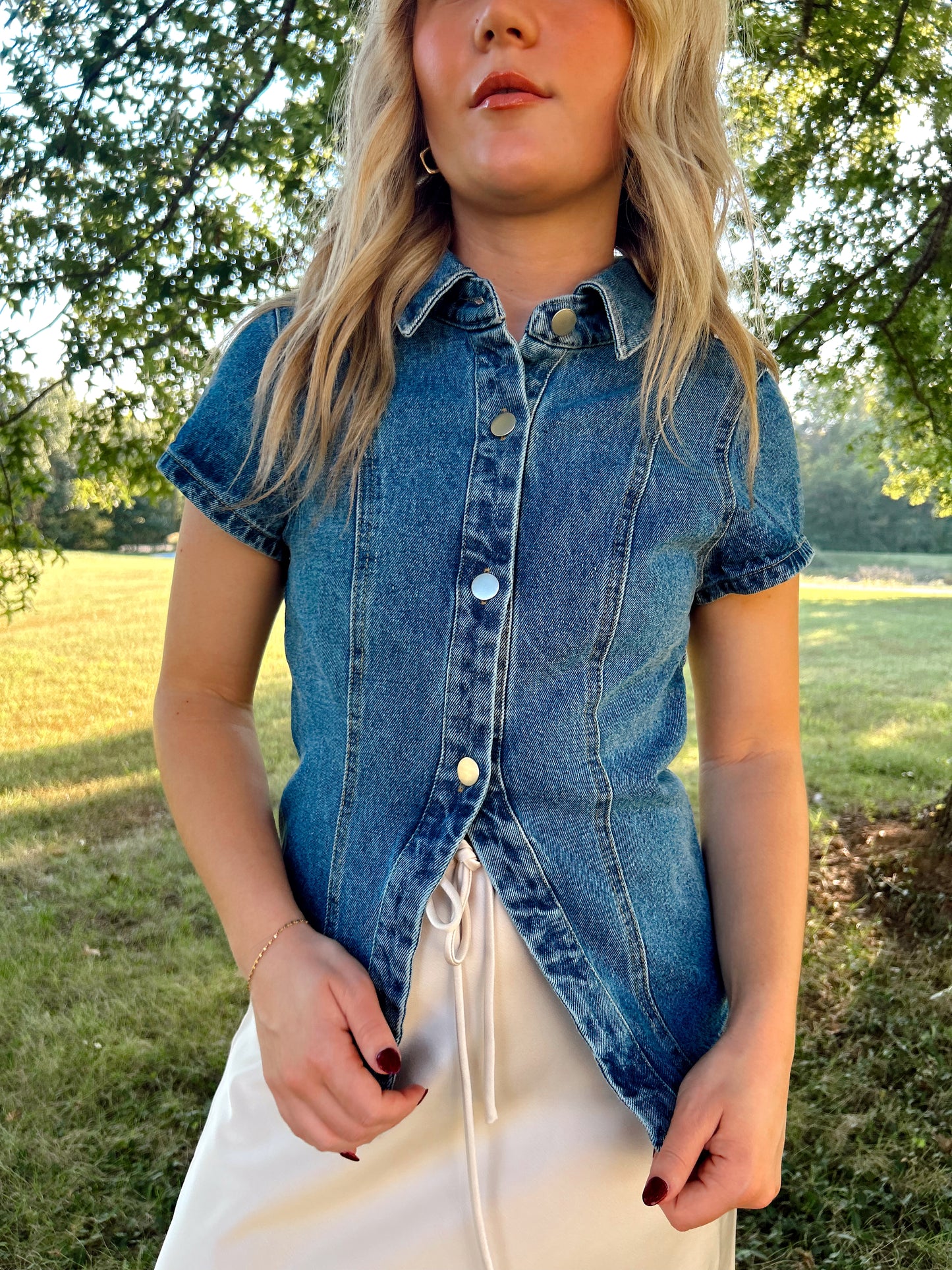 Classic Denim Top