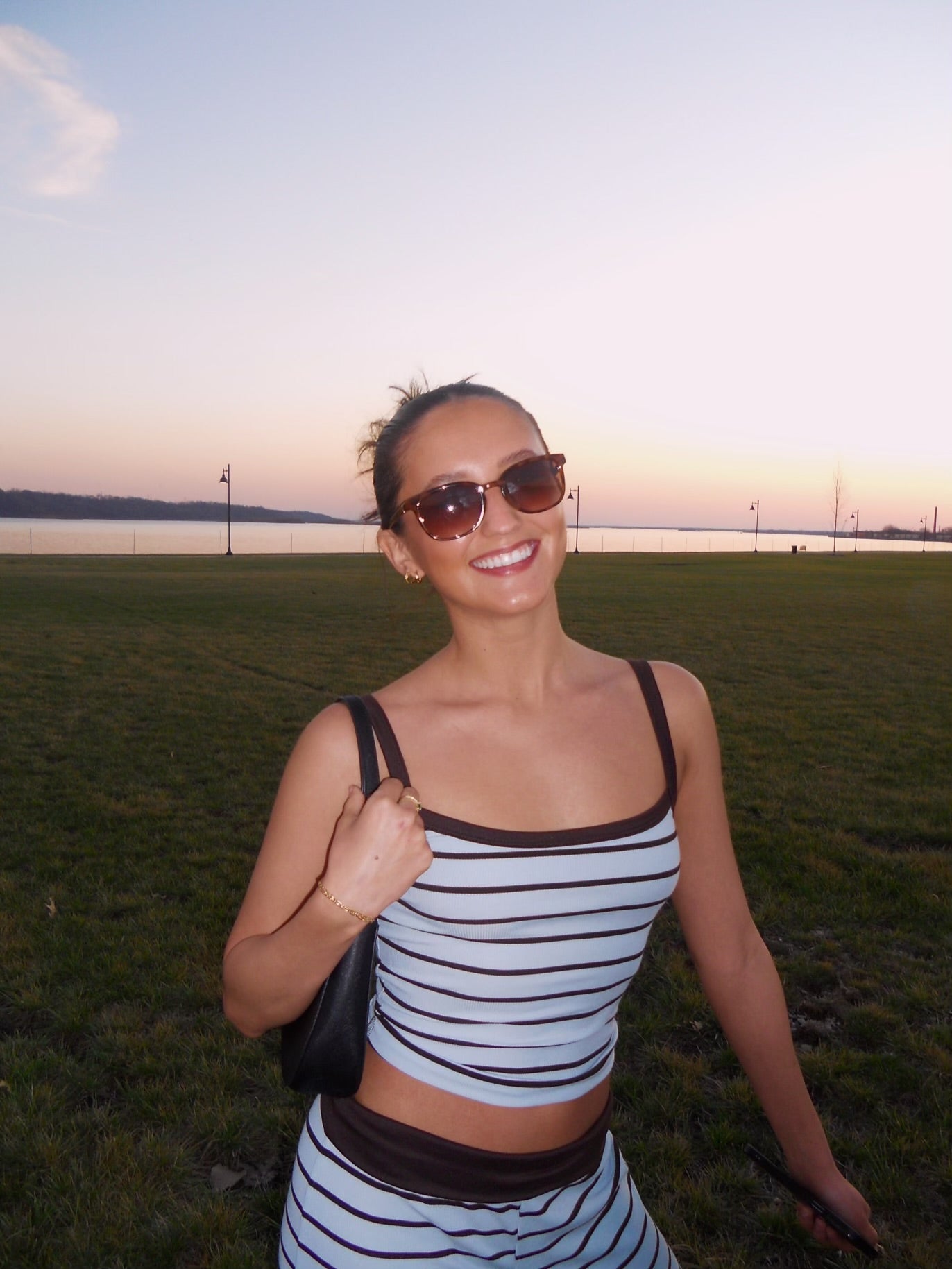 Blue Skies Stripe Cami