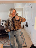 Leopard Brushed Cardi