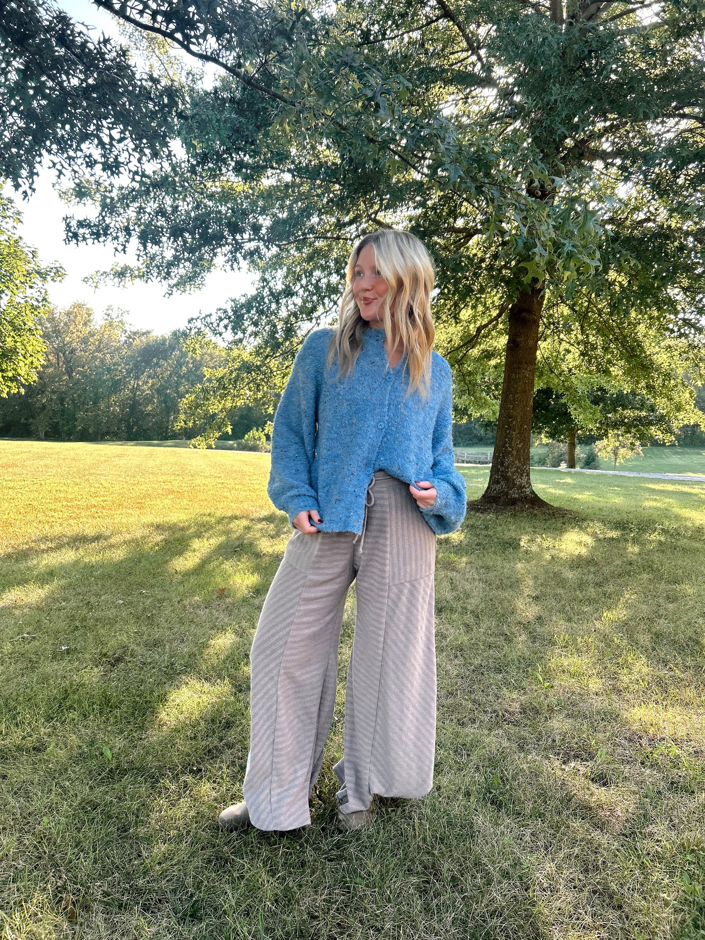 Mocha Stripe Pants