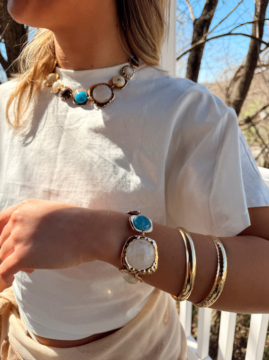 Coastal Stone Necklace