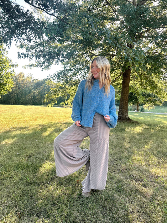 Mocha Stripe Pants