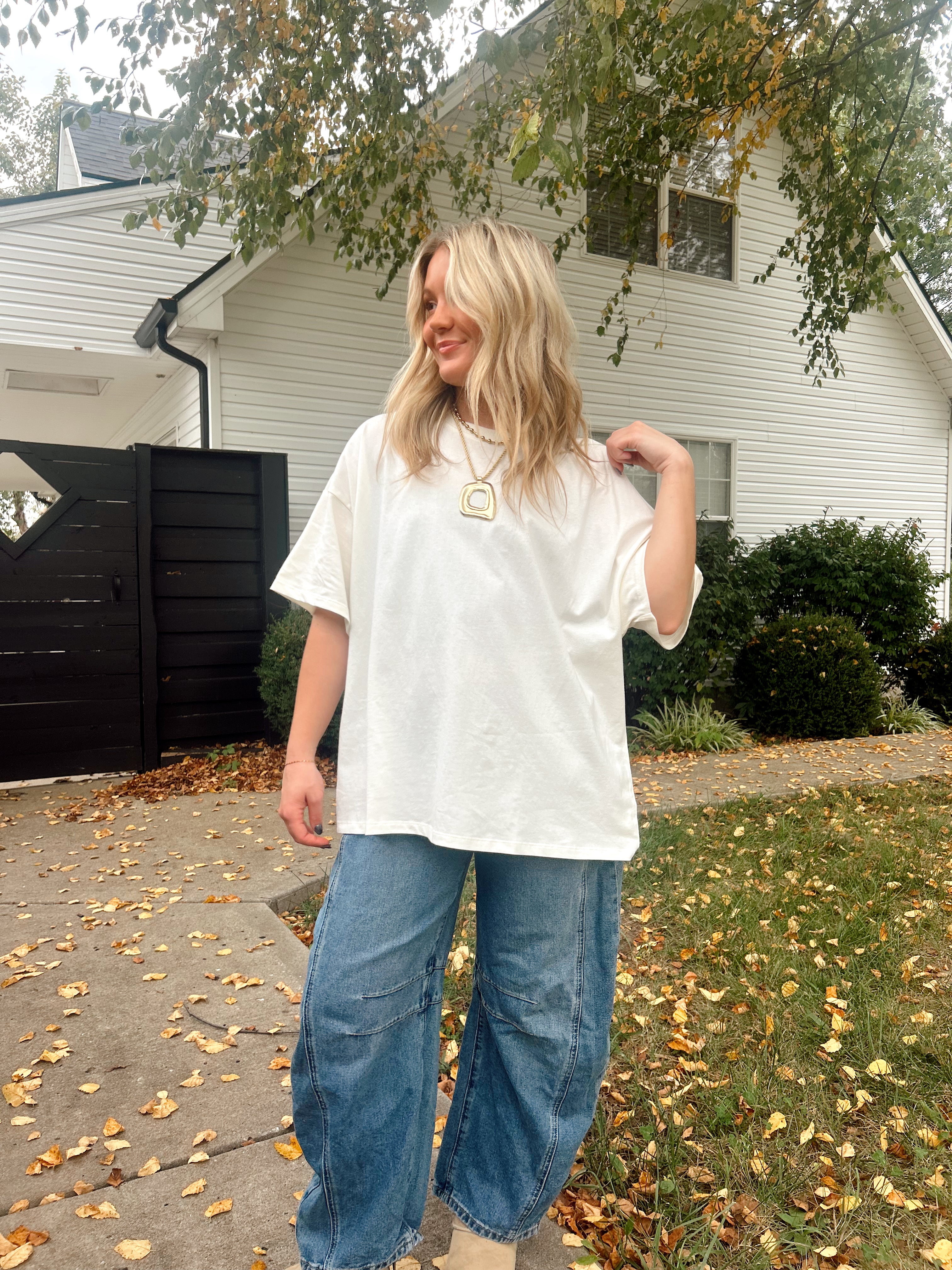 All Day Tee - Cream