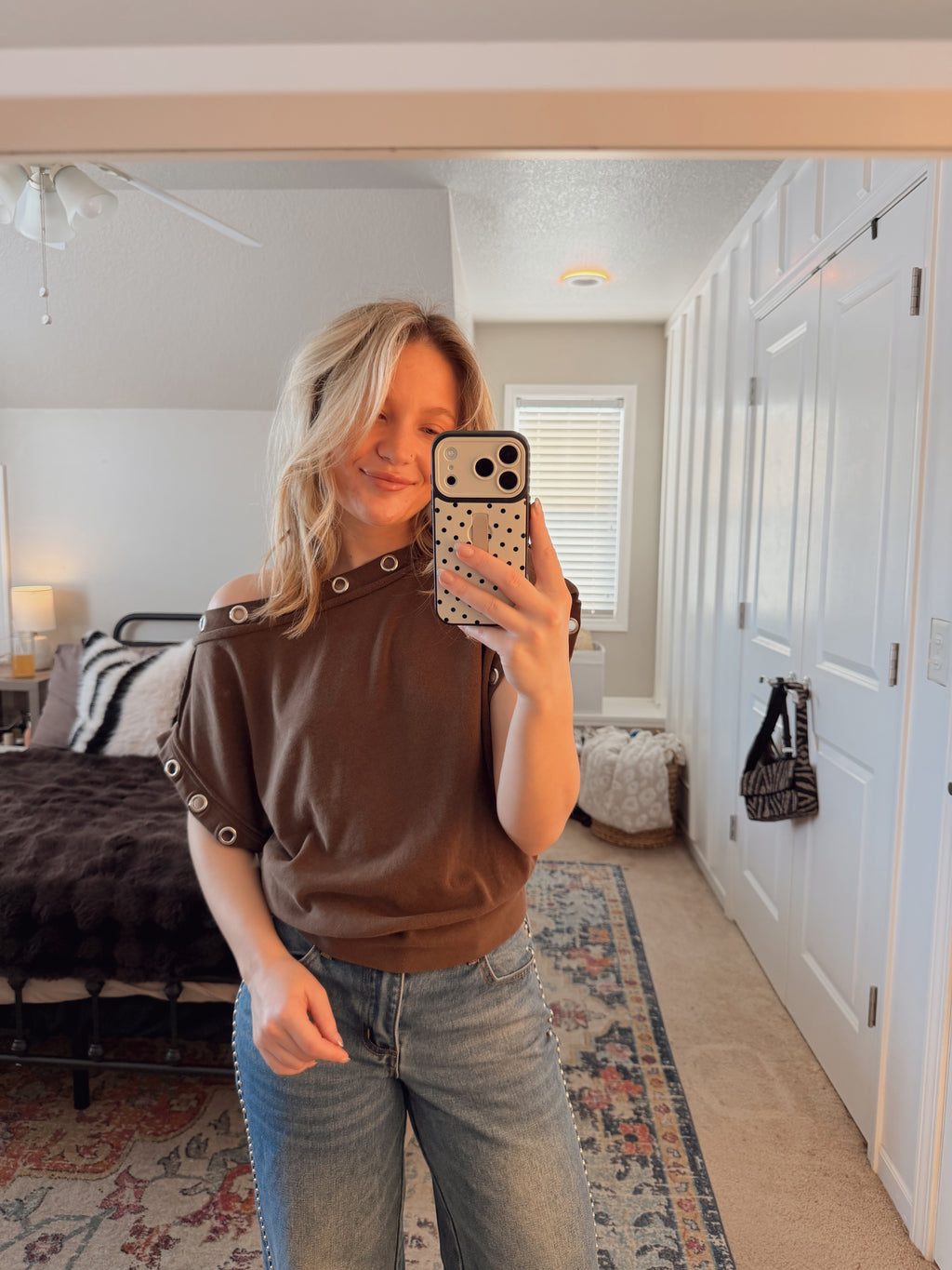 Chocolate Slouch Top