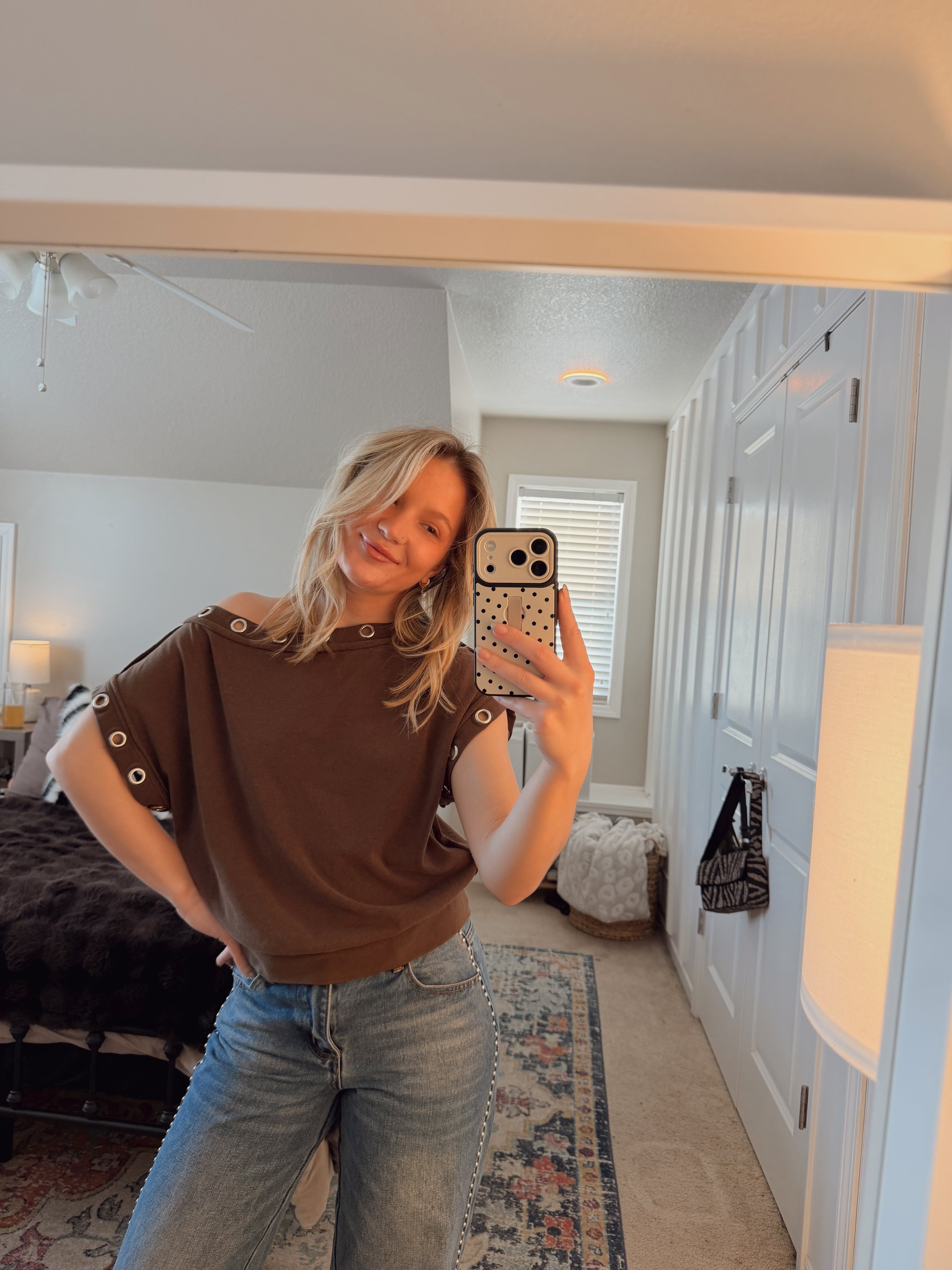 Chocolate Slouch Top