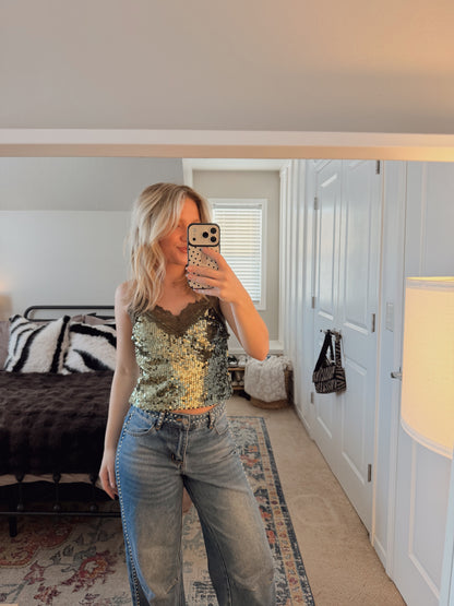 Green Gleam Top