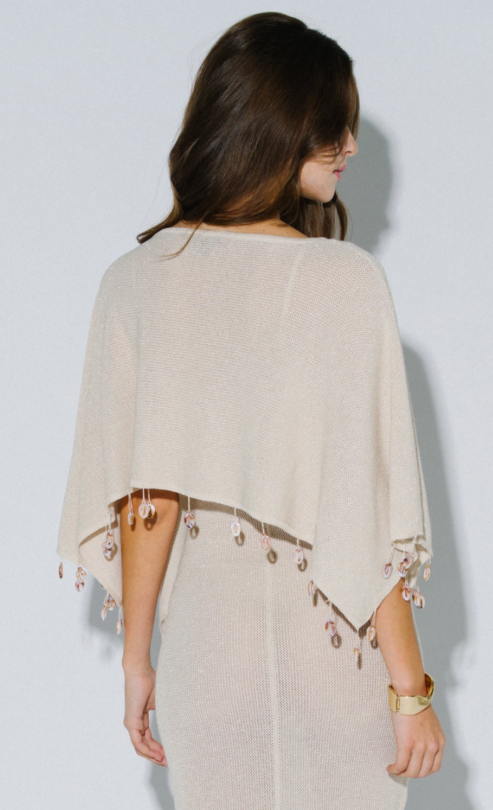 Champagne Glow Poncho