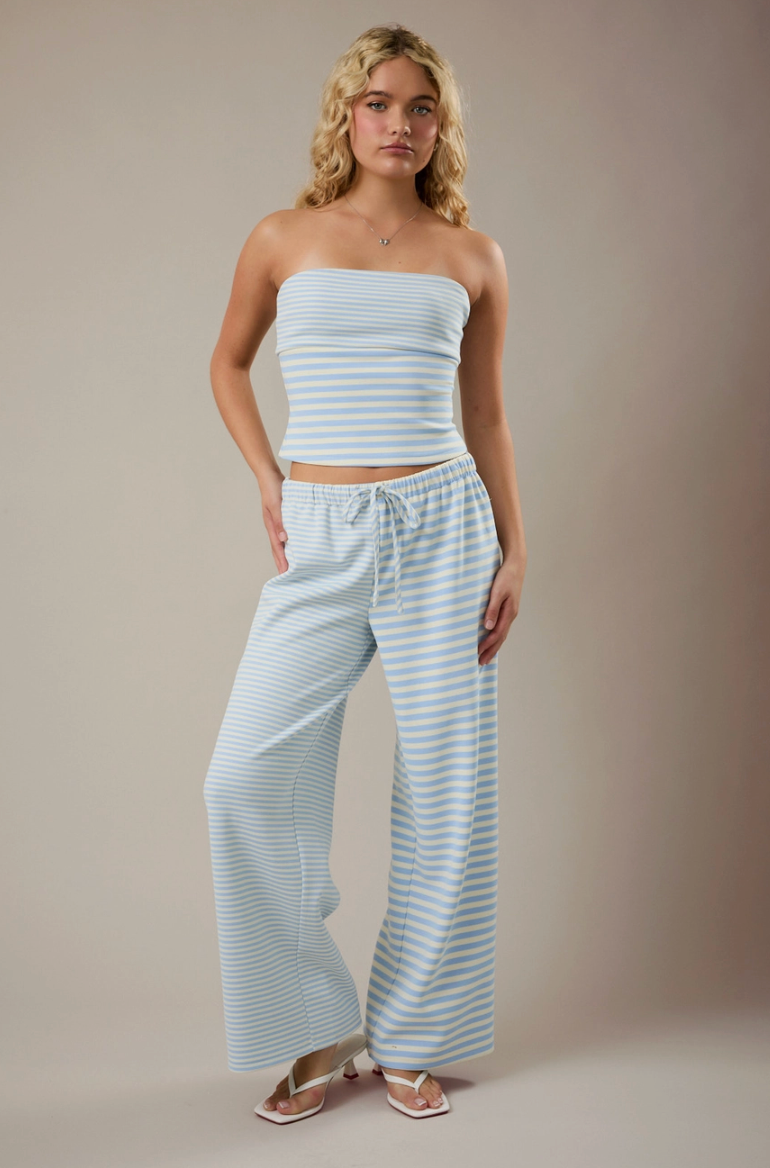 Sunset Stripe Tube Top