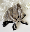 Vintage Paisley Satin Scarf