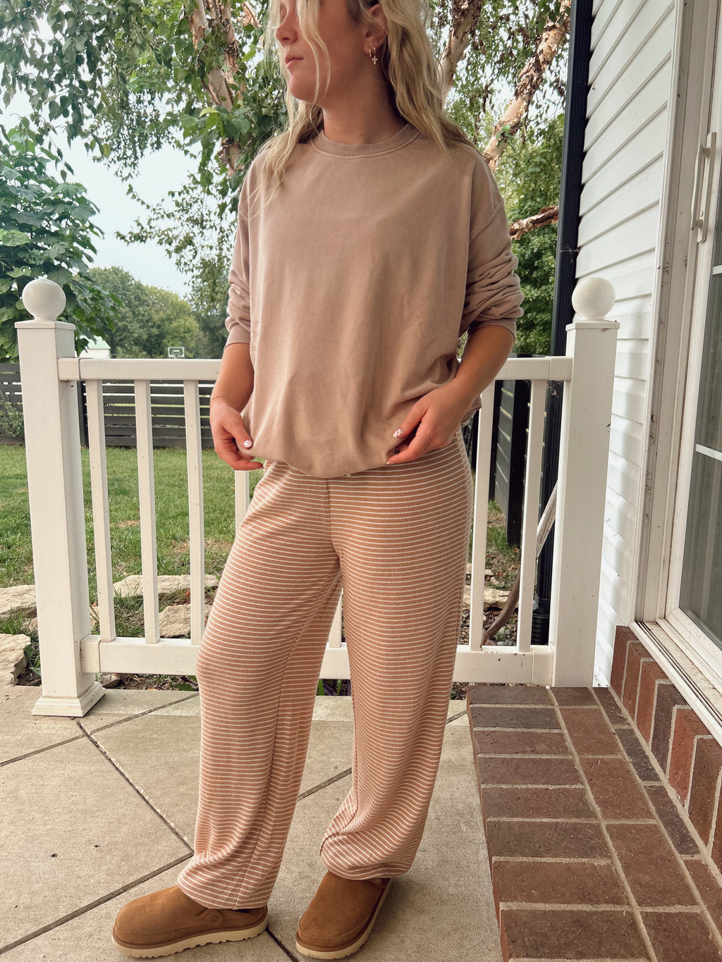 Sunday Stripe Joggers