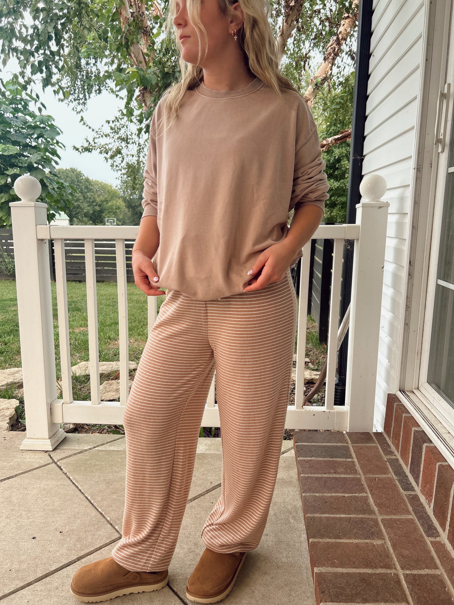 Sunday Stripe Joggers