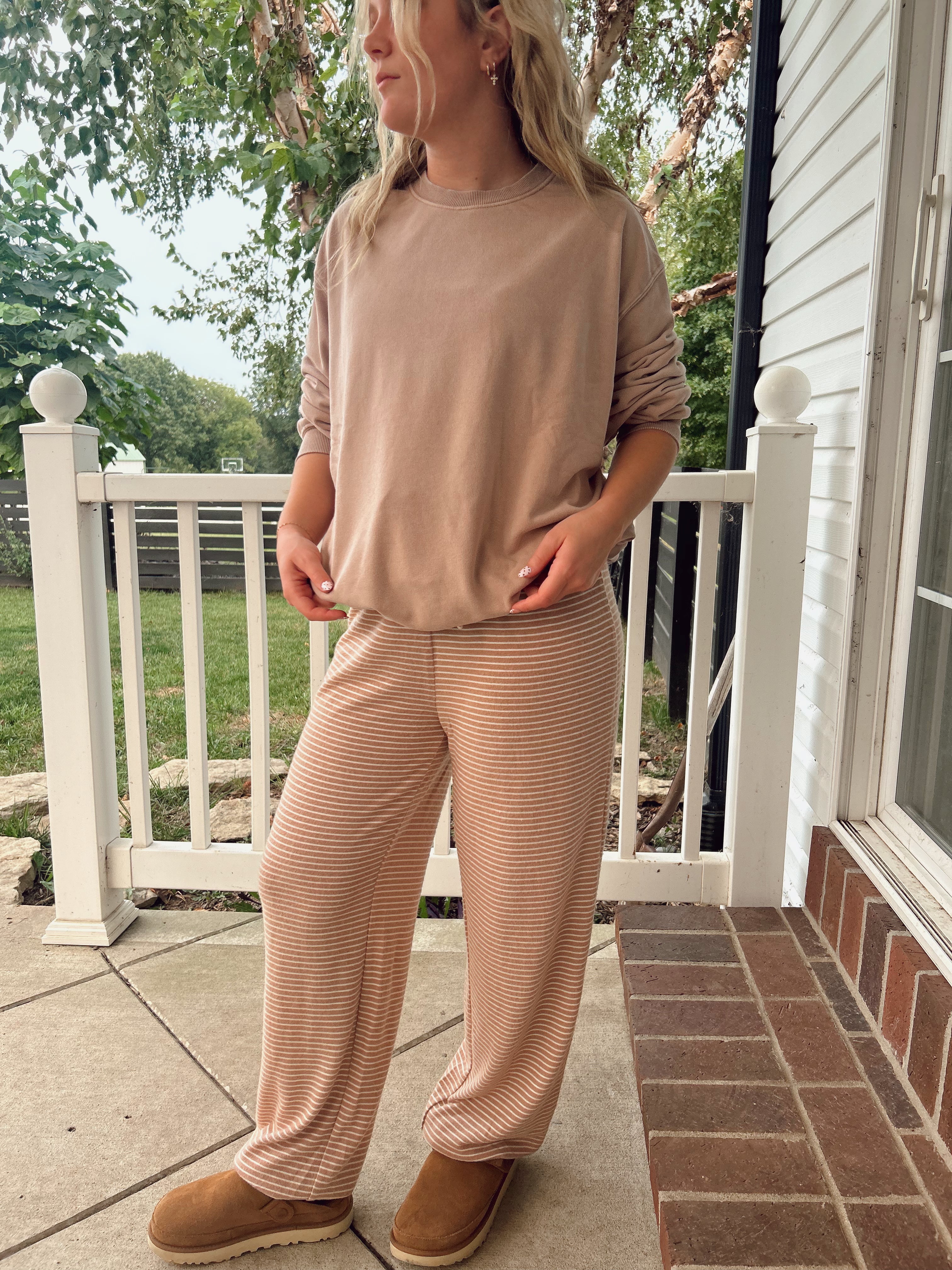 Sunday Stripe Joggers