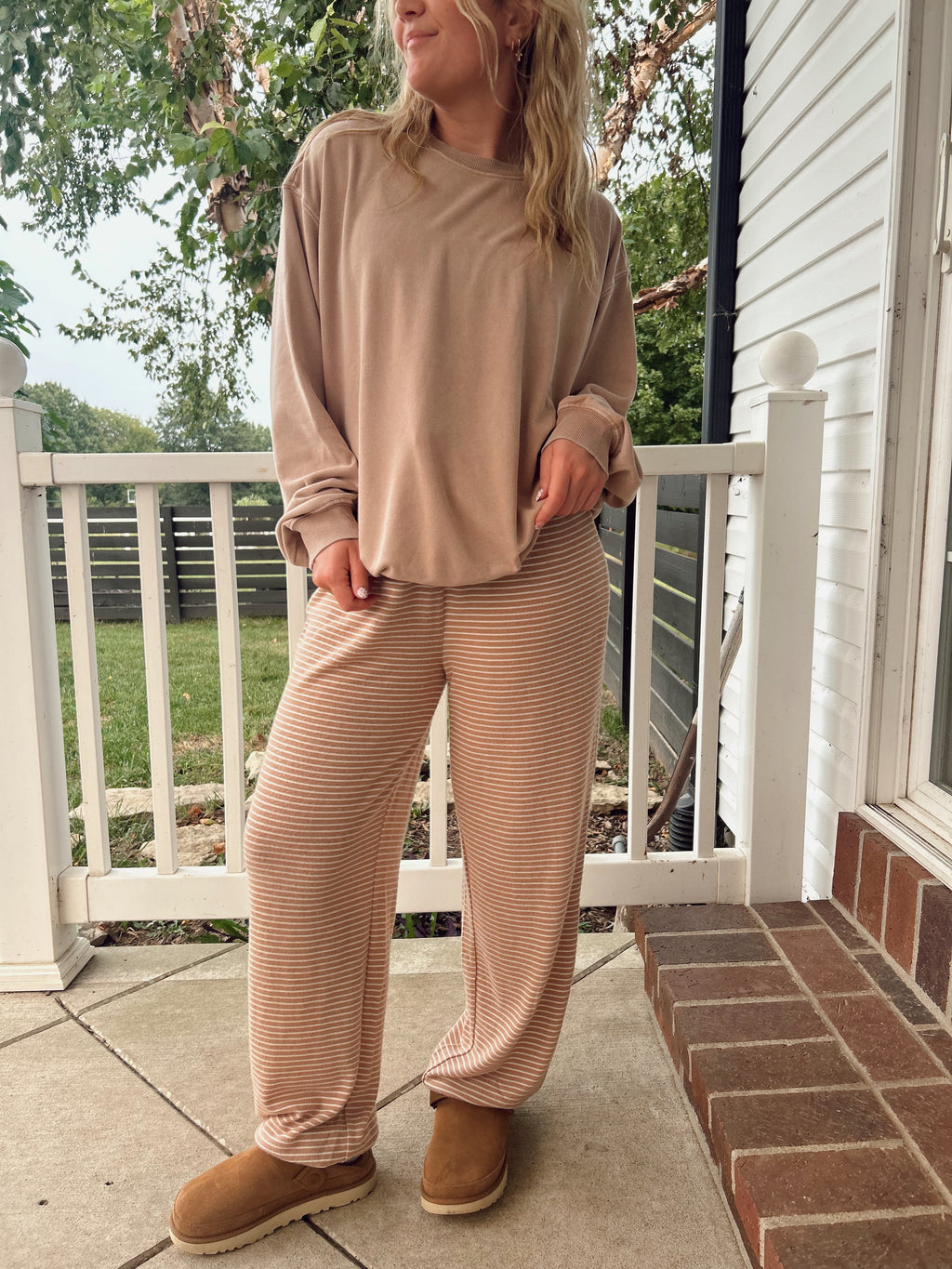 Sunday Stripe Joggers